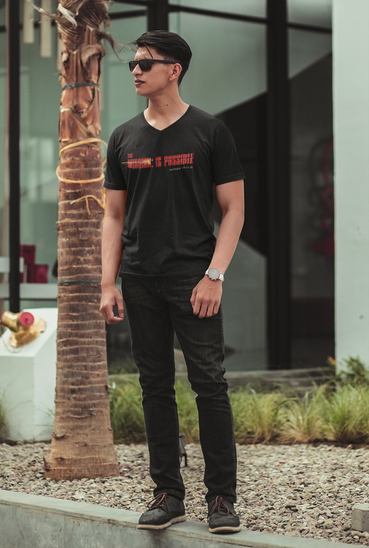 The Mission is Possible Motivational Unisex Graphic T-Shirt